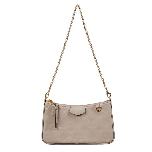 L Leather Pouch On Strap